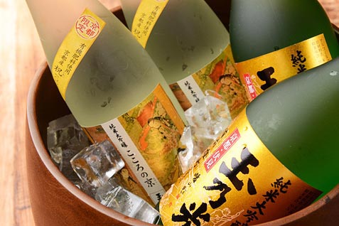 『YAKITORI＆SAKE 鳥光國 上野の森さくらテラス店』にある『玉乃光酒造』の日本酒