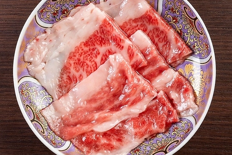 「大衆しゃぶしゃぶ勝治 上野御徒町店」のしゃぶしゃぶ肉例