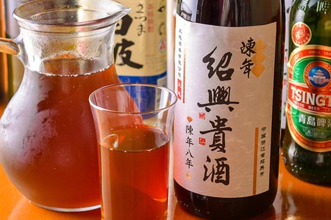 『中華風家庭料理Yamaのuchi』の「紹興酒」