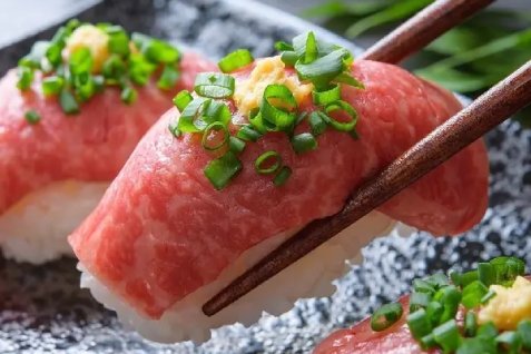 「肉浜 新橋店」の肉寿司例