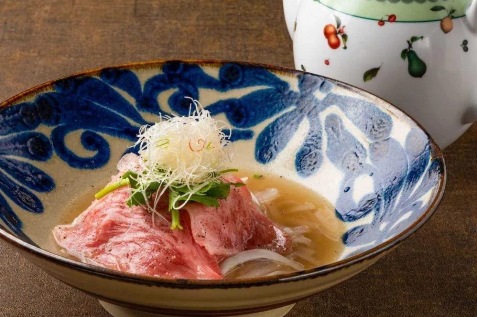 『南風楼』の「和牛のしゃぶしゃぶフォー」