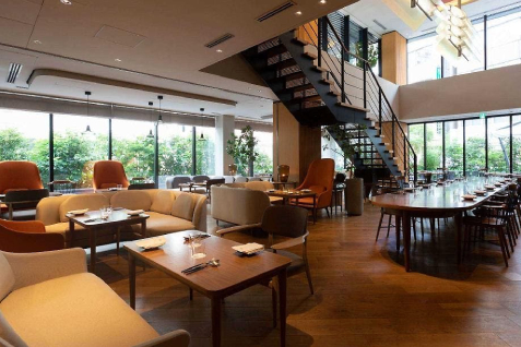 「Bistro NOHGA」の店内