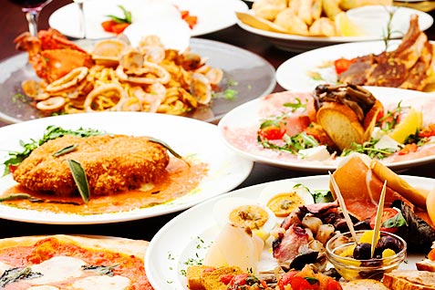 Trattoria Pizzeria LOGIC 池袋東口店のコース料理一例