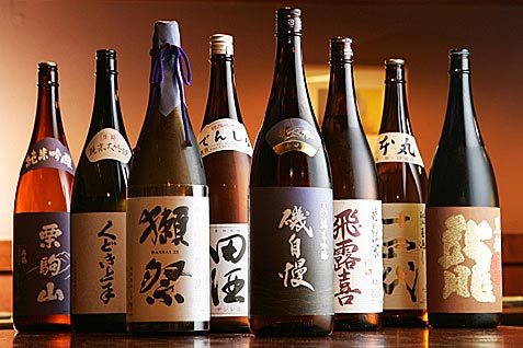 鼎の日本酒ラインアップ