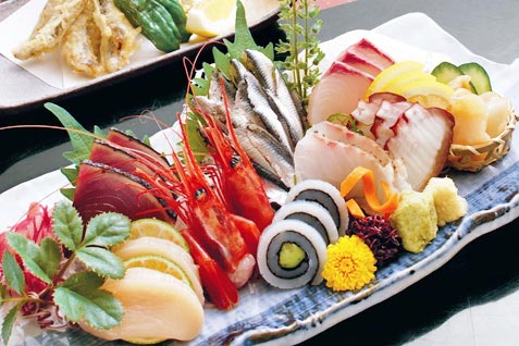 『広島瀬戸内料理 雑草庵』の新鮮な魚介