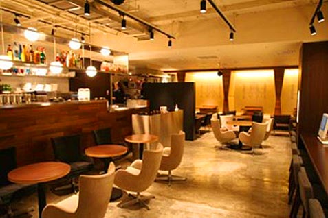「cafe add＋ress 池袋パルコ店」の店内