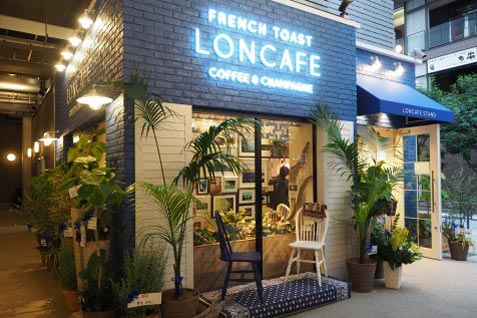 『LONCAFE STAND NAKAMEGURO』の外観