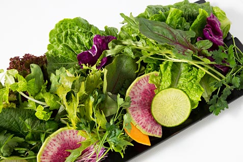 サムギョプサルと野菜　いふう　～銀座マロニエゲート～の、豊富な種類の野菜