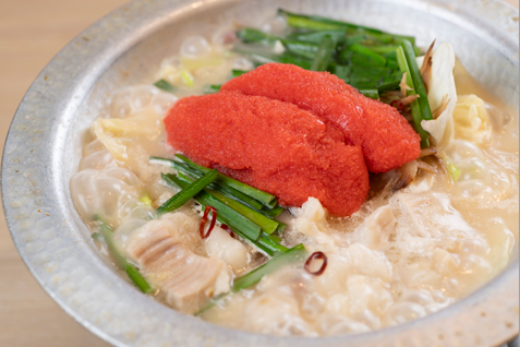 「博多酒場あいらしか 西新宿店」の「明太もつ鍋」