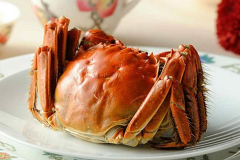 「中国料理 礼華」の「上海蟹」