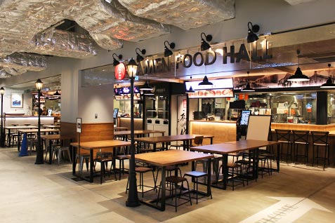 『JAPAN RAMEN FOOD HALL』のフロア