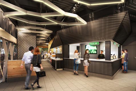 『Shake Shack®（シェイク シャック）』の店内