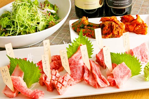 「みやび　六本木店」の「お薦め焼肉スペシャルセット」