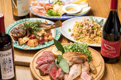 『オステリア ウララ』の料理
