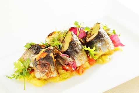 「IL PONENTINO」の鮮魚を使った一皿