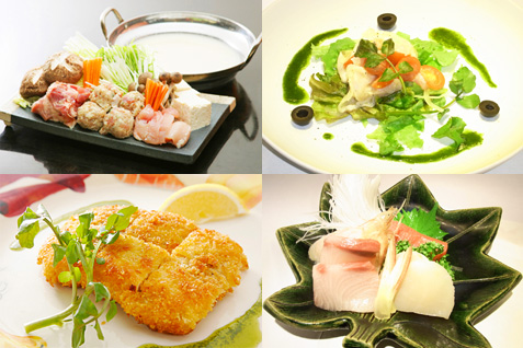 「隠れ家ダイニング なべや」の料理例