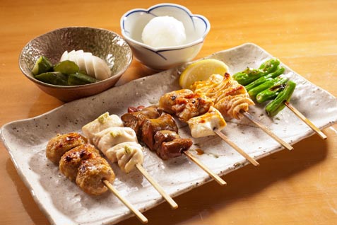 「鳥料理　宮新」の焼鳥