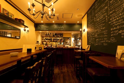 「A．te Notte」の店内