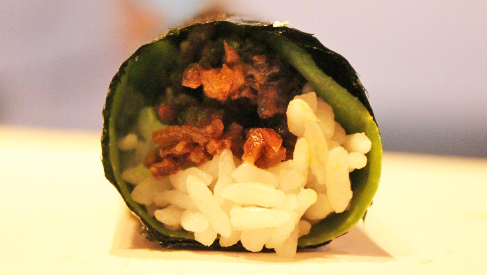 『権八 NORI-TEMAKI 原宿』の「牛しぐれ」