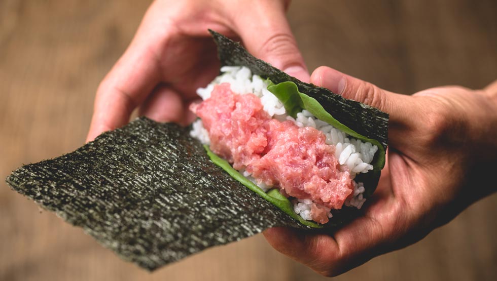 『権八 NORI-TEMAKI 原宿』の「海苔手巻き」