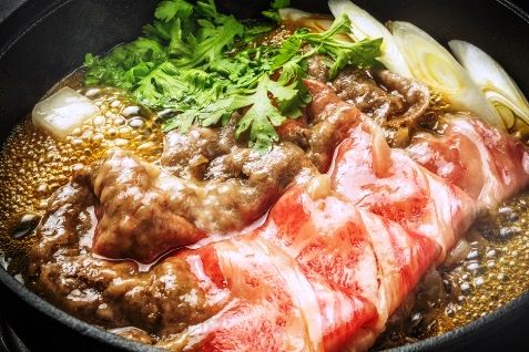 『銀座花大根』のすき焼き