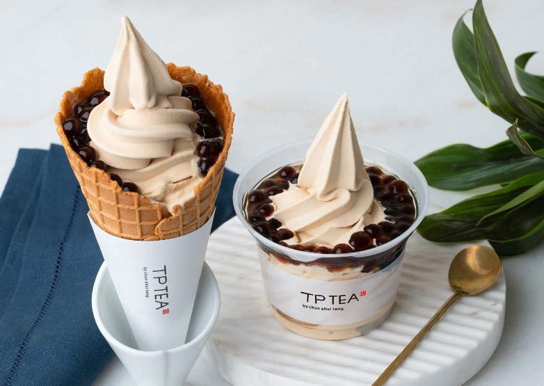 『TP TEA(ティーピーティー)』タピオカソフトクリーム