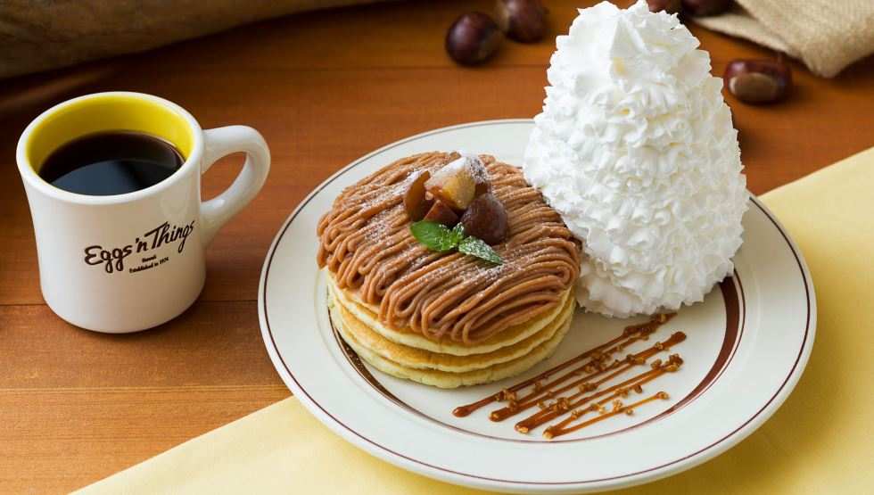 モンブランパンケーキ