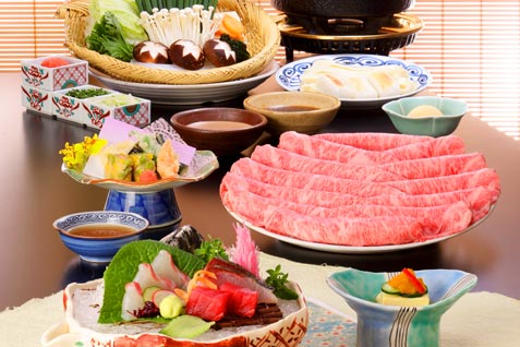 「しゃぶしゃぶ・日本料理 木曽路 上野店」の宴会コースイメージ