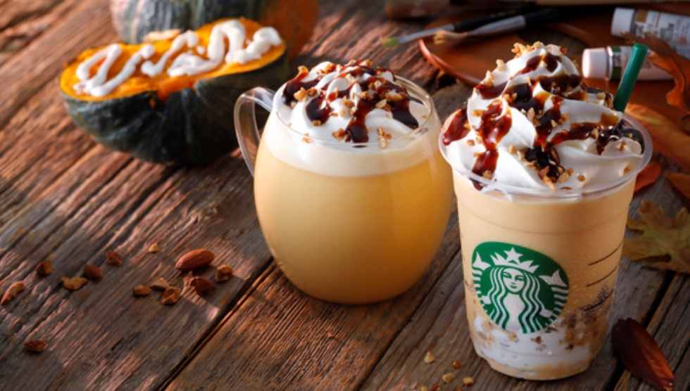 スターバックスコーヒー「「クリーミー パンプキン フラペチーノ