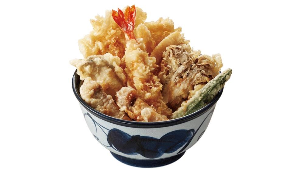 『てんや』の「松茸とかきの天丼」