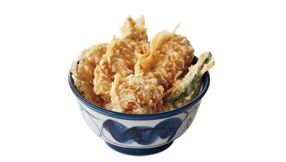 『てんや』の「ふもと赤鶏天丼」