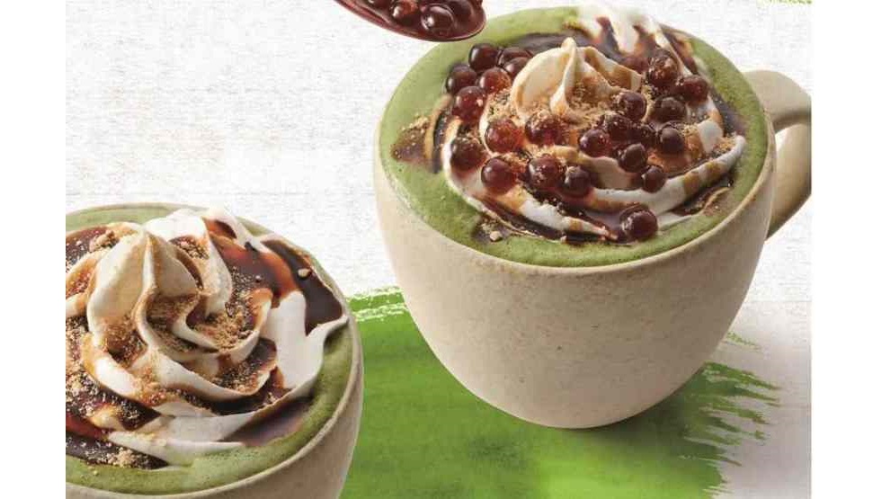タリーズコーヒー「黒蜜きなこ抹茶ラテ」