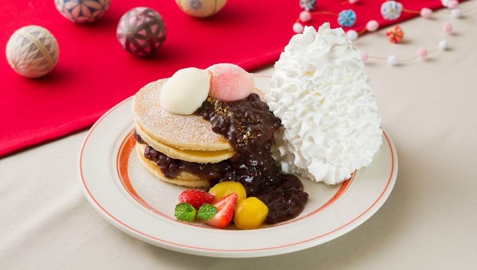 「ニューイヤーズぜんざいパンケーキ」
