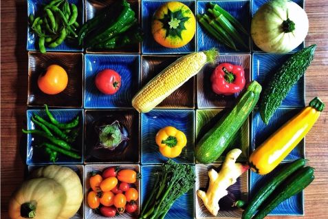 「棲家 富小路」の野菜例