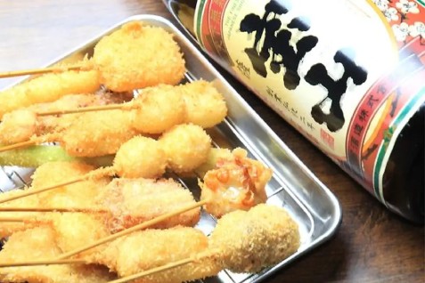 「串カツ ひょうたん 裏なんば」の料理例