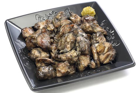 『塚田農場スタンド』の「鶏炭火焼き」