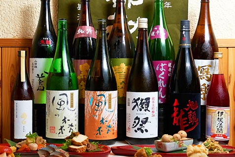 『炭焼きBAR 心 梅田店 （～COCORO～）』の日本酒