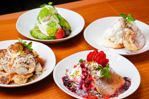 『Mr.Gentleman ～Neo Japan Dining～』の「スフレパンケーキ」