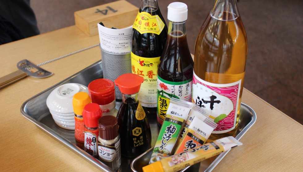 調味料いろいろ