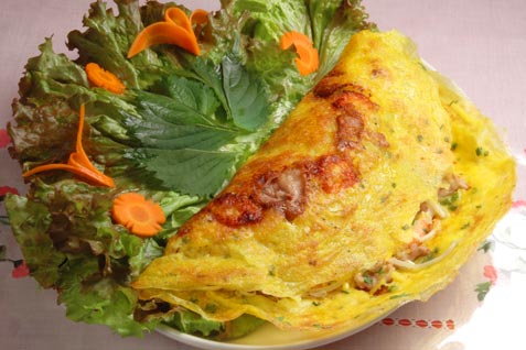 「サイゴンレストラン」の「 海鮮パリパリお好み焼き」