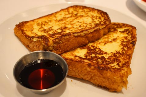 「egg 東京」の「フレンチトースト」