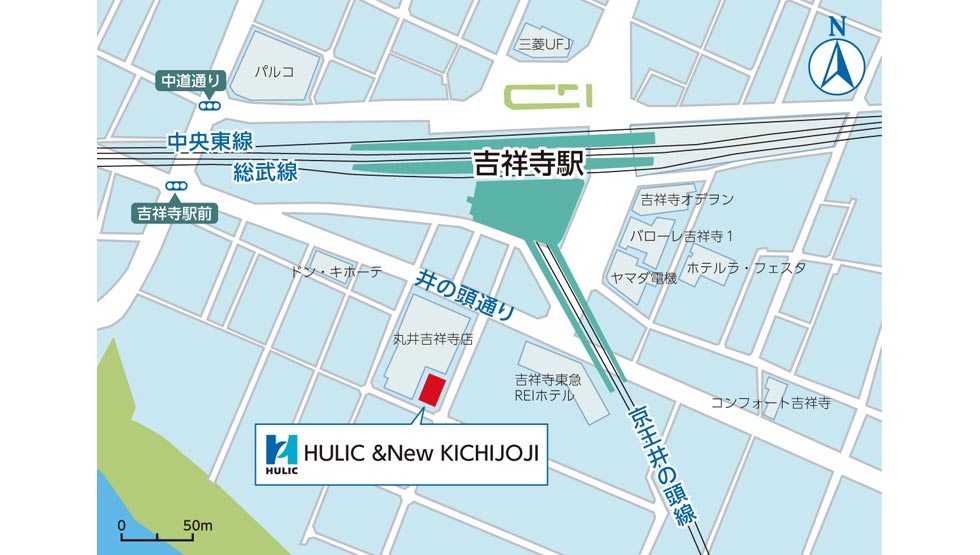 グルメとスポーツが合体した新施設 『HULIC &New KICHIJOJI』 9/13にグランドオープン！