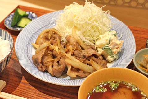『dancyu食堂』の生姜焼き定食