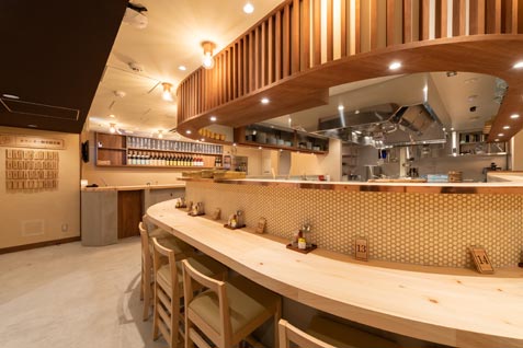 『dancyu食堂』の店内