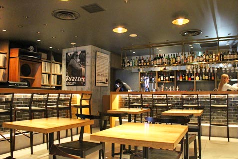 『QUATTRO LABO』の店内