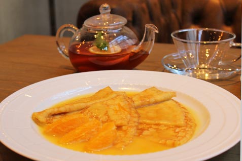 『Café Marly』のクレープシュゼット