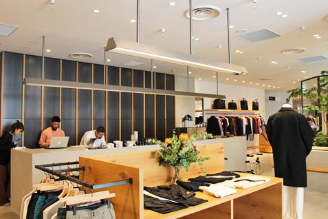 『Saturdays New York City』の店内
