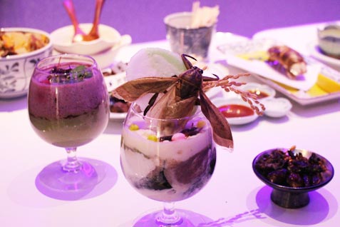 『米とサーカス』のパフェ