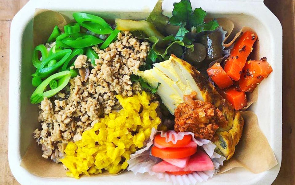 「お野菜小皿料理のワインバル Kiboko」の「テイクアウトランチBOX」