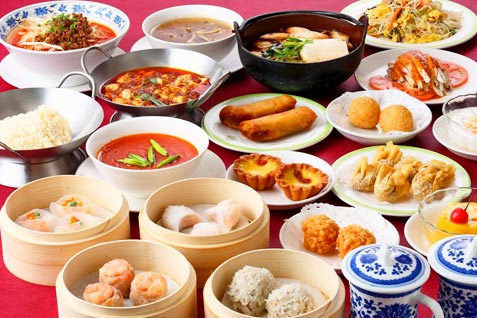 『重慶茶樓 横浜中華街本店』の「食べ放題プラン」イメージ